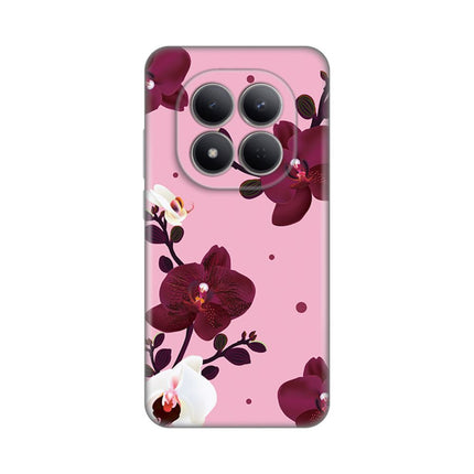 Maska za Xiaomi Redmi Note 15 Pro 5G Pink Orchid Silikonska Print Skin