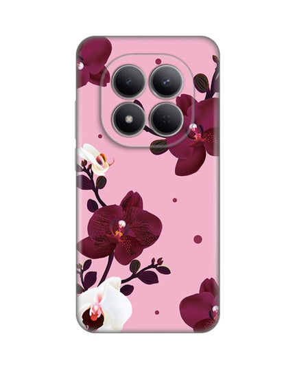 Maska za Xiaomi Redmi Note 15 Pro 5G Pink Orchid Silikonska Print Skin