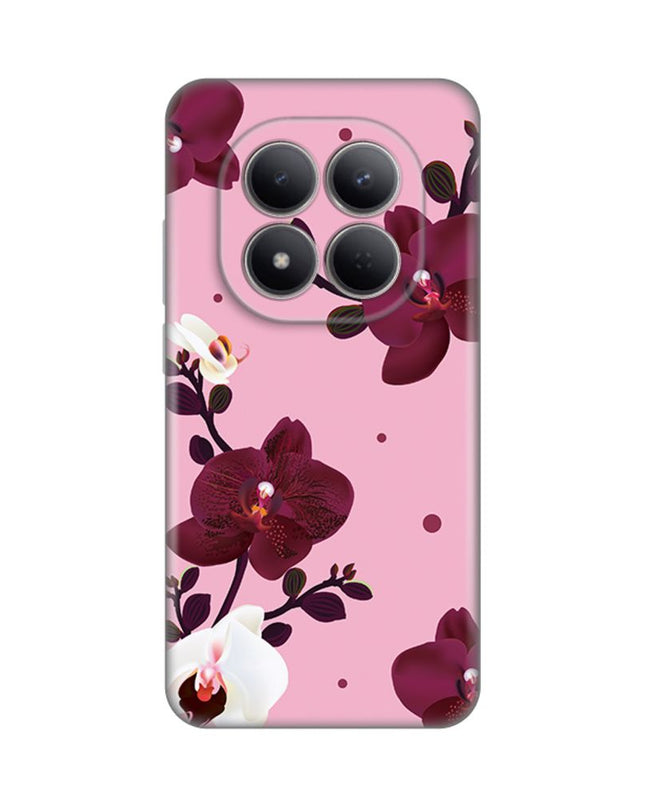 Maska za Xiaomi Redmi Note 15 Pro 5G Pink Orchid Silikonska Print Skin