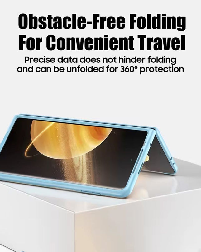 Maska za Honor Magic V5 plava Elegant Fold