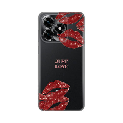 Maska za Honor X5c Plus Just Love Pink Silikonska Print Skin