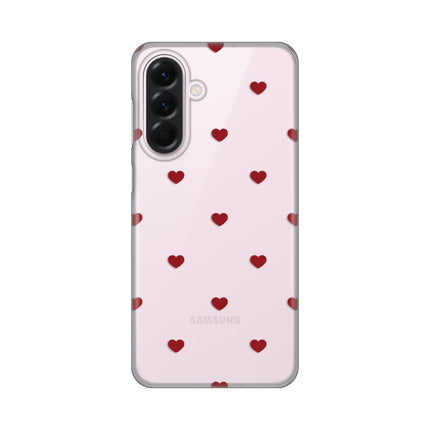 Maska za Samsung A566B Galaxy A56 5G Red Hearts Silikonska Print