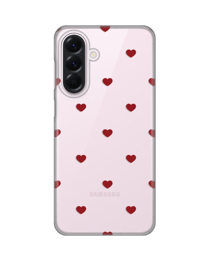 Maska za Samsung A566B Galaxy A56 5G Red Hearts Silikonska Print
