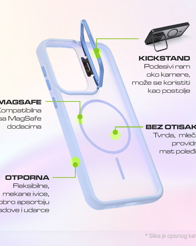 Maska za Samsung A566B Galaxy A56 5G ljubicasta Magsafe Pastel Pop
