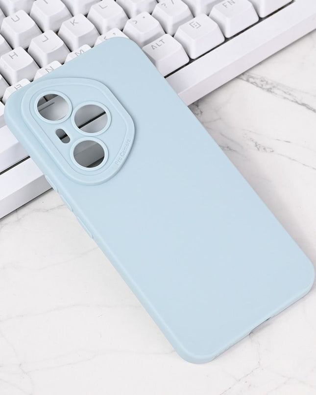 Maska Silikon Pro Camera za Honor 400 Pro svetlo plava