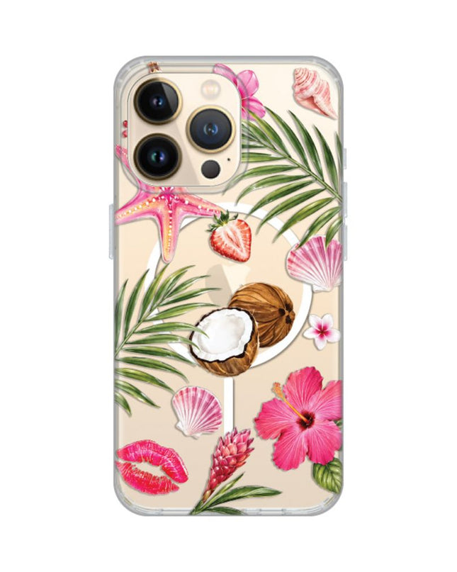 Maska za iPhone 13 Pro 6.1 Coconut Paradise Print Magsafe