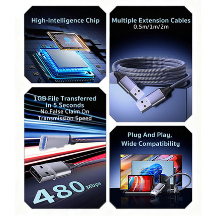 Kabl Coteci OF-067 USB nastavak 2.0 AM na AM 2m