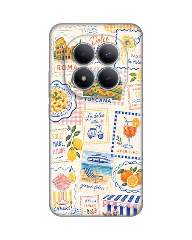 Maska za Xiaomi Redmi Note 15 Pro Plus 5G Toscana Collage Silikonska Print