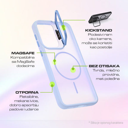 Maska za Samsung A175 Galaxy A17 ljubicasta Magsafe Pastel Pop