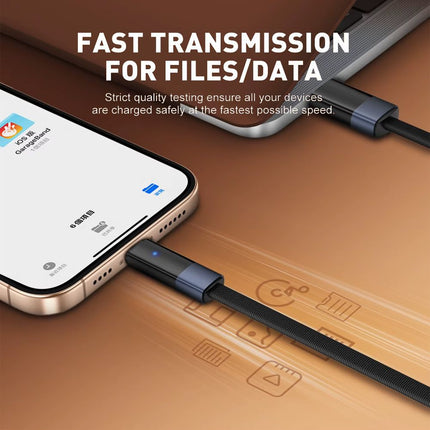 Data kabl LDNIO LS241 50W Fast Automatic Power OFF micro USB crni 1m