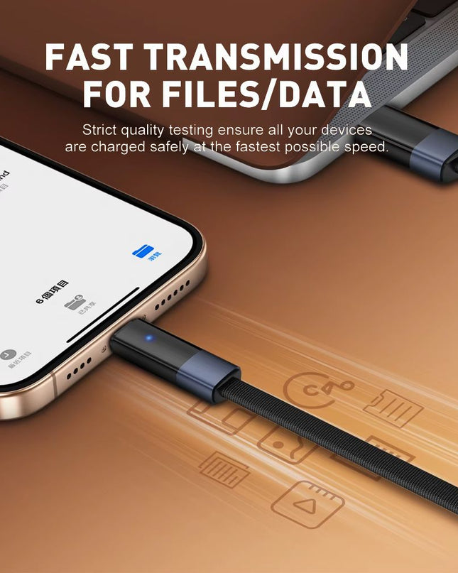 Data kabl LDNIO LS241 50W Fast Automatic Power OFF micro USB crni 1m
