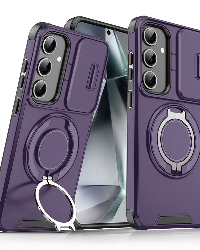 Maska za Samsung S941B Galaxy S26 ljubicasta CamShield Ring stand