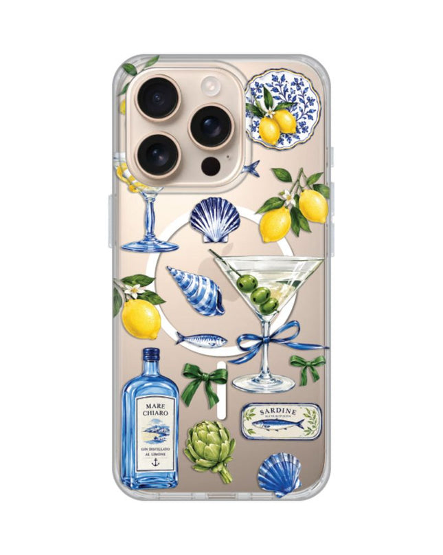 Maska za iPhone 16 Pro 6.3 Mediterranean Martini Print Magsafe