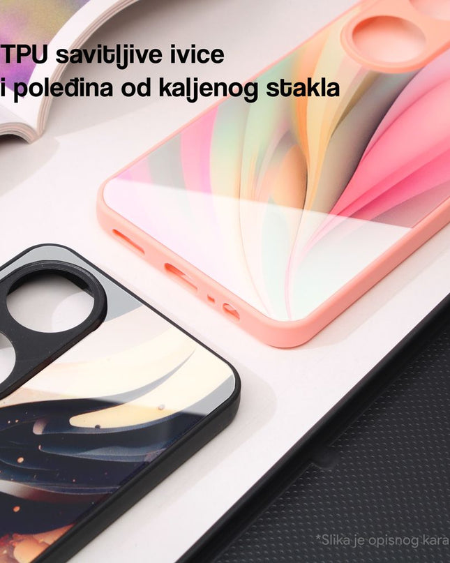 Maska za Honor Magic 5 Lite tamno plava Abstract