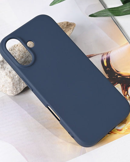 Maska za iPhone 17 6.3 tamno plava Teracell Soft Velvet