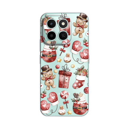 Maska za Honor X6c Cozy Christmas Silikonska Print Skin