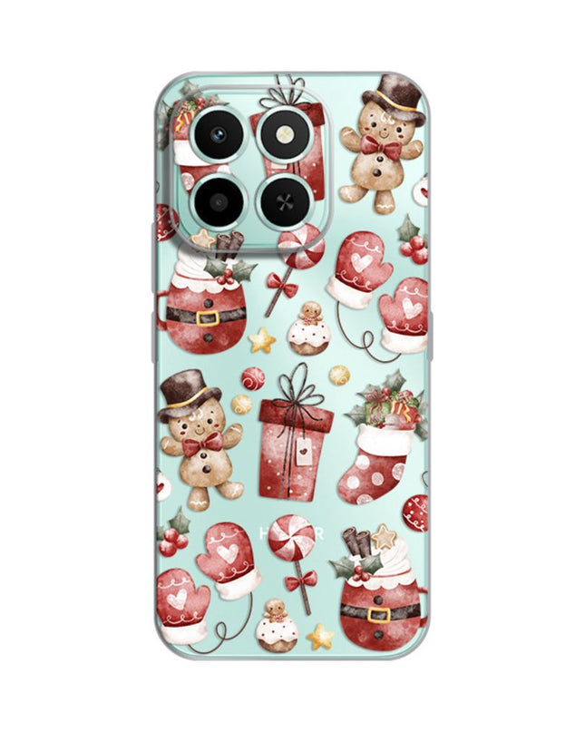 Maska za Honor X6c Cozy Christmas Silikonska Print Skin