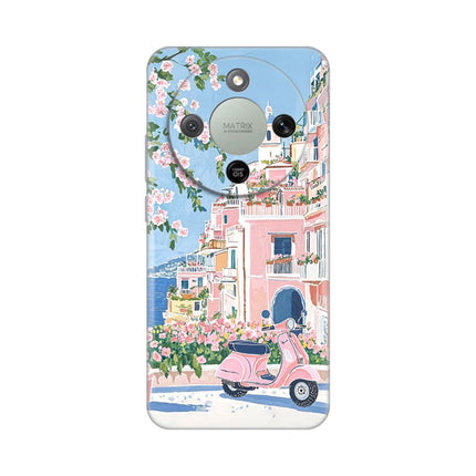 Maska za Honor Magic 8 Lite Pink Italy Silikonska Print