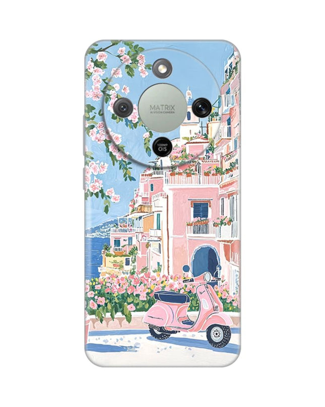 Maska za Honor Magic 8 Lite Pink Italy Silikonska Print