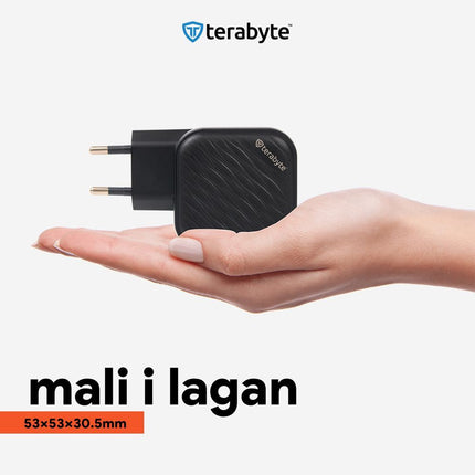 Punjac univerzalni Terabyte TR65W, GaN, PPS, PD 3.0, QC 3.0, 65W CE crna