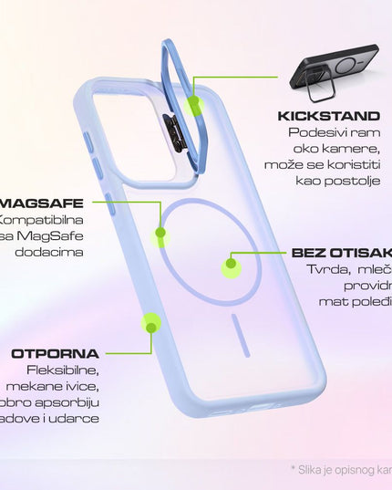 Maska za Samsung A566B Galaxy A56 5G siva Magsafe Pastel Pop