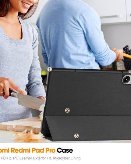 Maska za Xiaomi Redmi Pad 2 Pro 12.1 crni Ultra slim