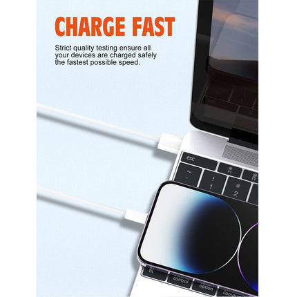 Data kabl LDNIO LS892 25W Fast Type C beli 2m