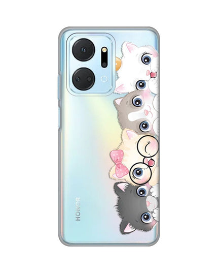 Maska za Honor X7a Cats Silikonska Print Skin