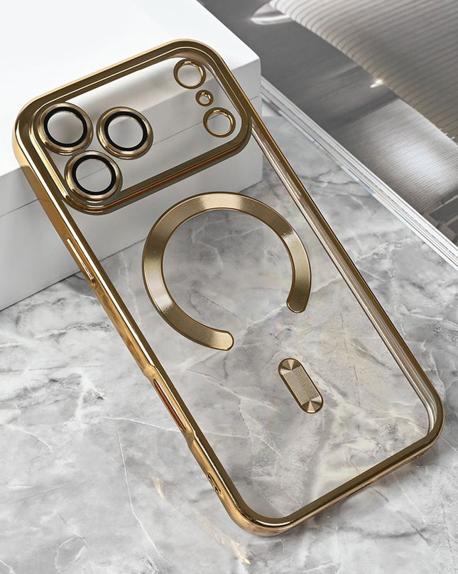 Maska za iPhone 17 Pro Max 6.9 zlatna Magsafe Lux