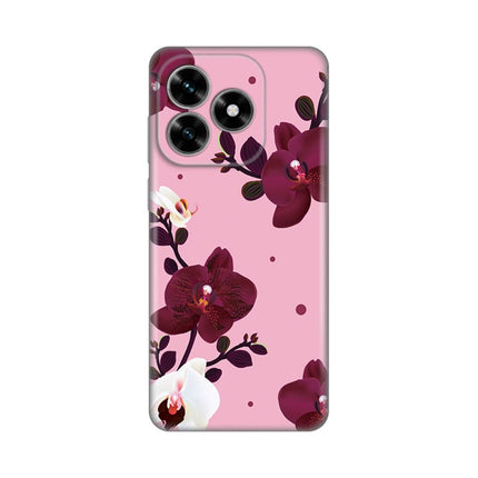 Maska za Honor X5c Plus Pink Orchid Silikonska Print Skin