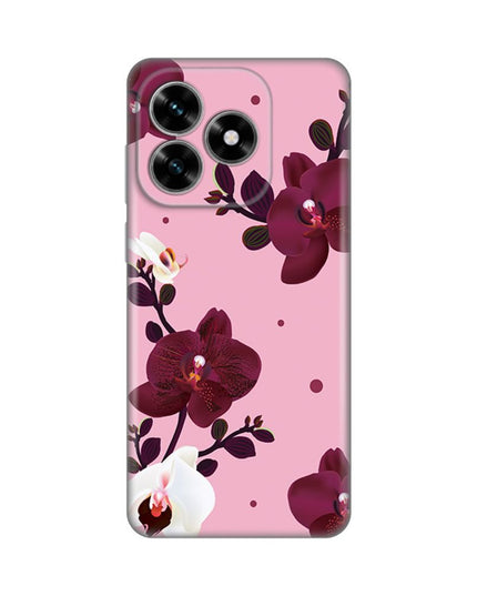 Maska za Honor X5c Plus Pink Orchid Silikonska Print Skin