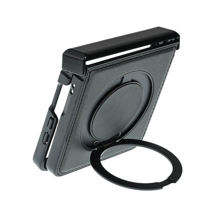 Maska za Samsung F776B Galaxy Z Flip 8 crna Hanman Magsafe Stand ORG