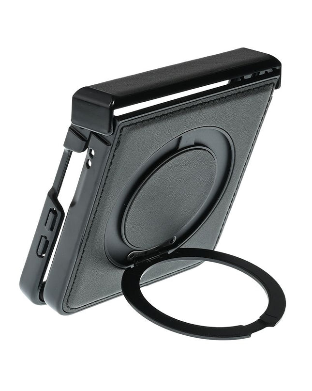 Maska za Samsung F776B Galaxy Z Flip 8 crna Hanman Magsafe Stand ORG