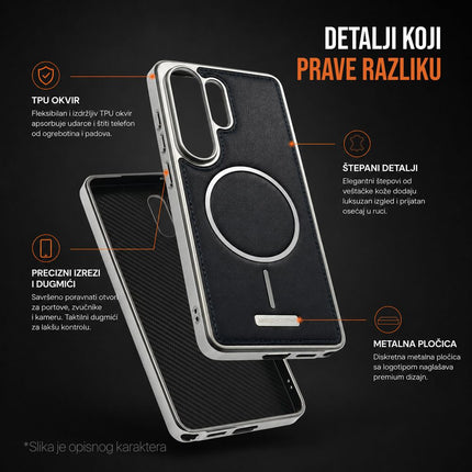 Maska za iPhone 17 Pro 6.3 braon Magsafe Urban Leather
