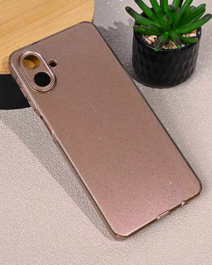 Maska za Samsung A075F Galaxy A07 roze zlatna Sparkle Dust