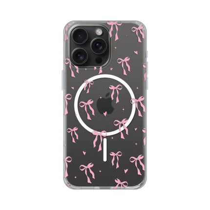 Maska za iPhone 15 Pro Max 6.7 Cute Bows Print Magsafe