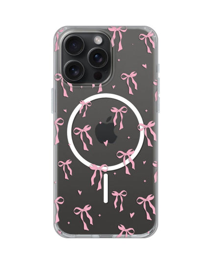 Maska za iPhone 15 Pro Max 6.7 Cute Bows Print Magsafe