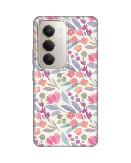 Maska za Xiaomi Redmi 15 4G Watercolor Flowers Silikonska Print