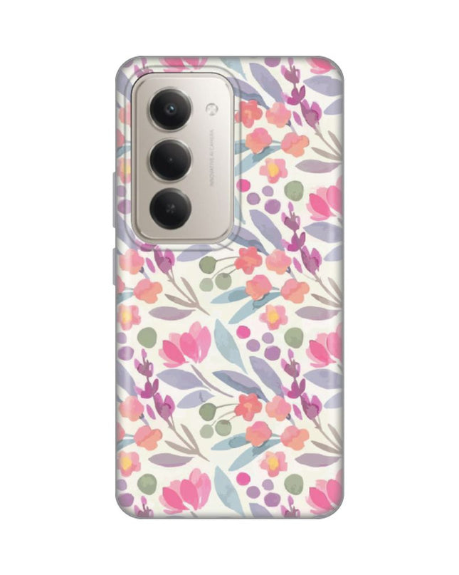 Maska za Xiaomi Redmi 15 4G Watercolor Flowers Silikonska Print