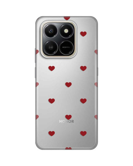 Maska za Honor X7d 4G/400 Smart 5G Red Hearts Silikonska Print