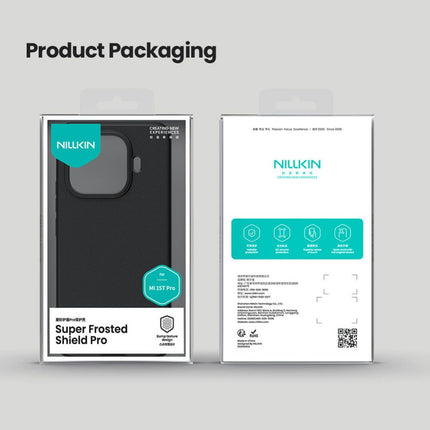Maska za Xiaomi 15T Pro crna Nillkin Scrub Pro