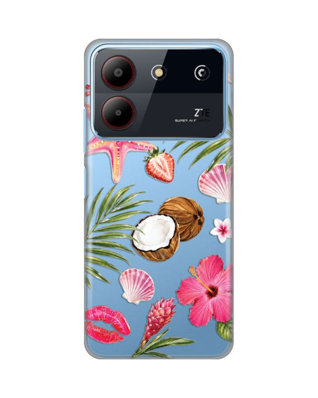 Maska za ZTE Blade A54 Coconut Paradise Silikonska Print