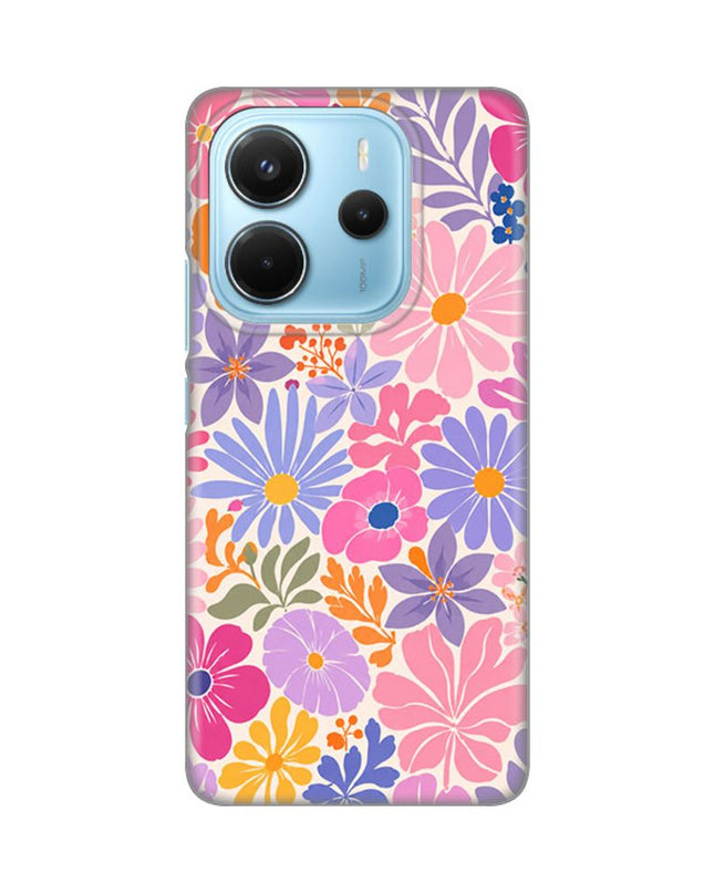 Maska za Xiaomi Redmi Note 14 4G (SRB) Sunny Petals Silikonska Print