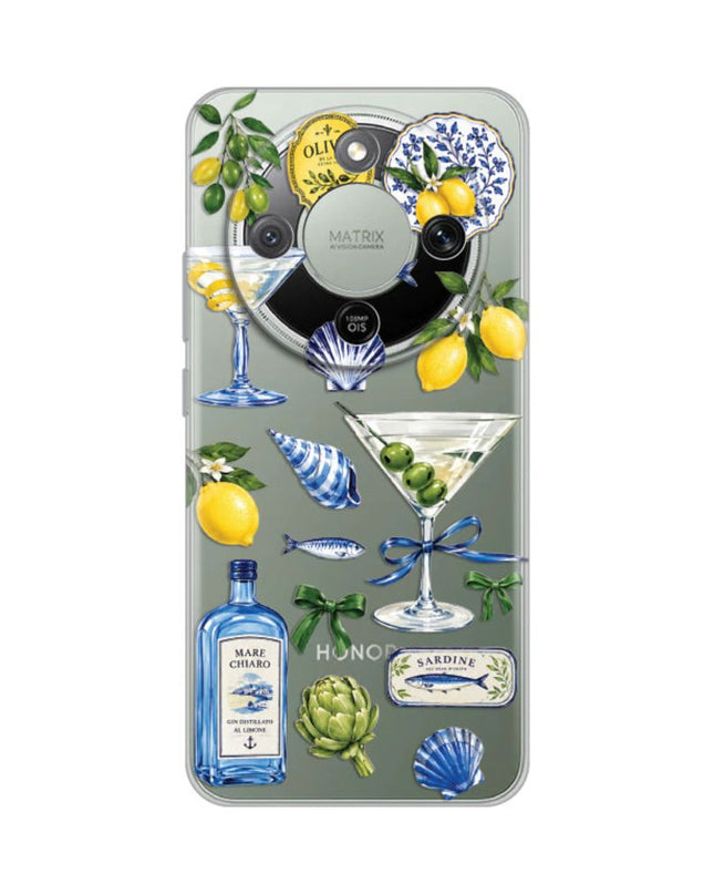 Maska za Honor Magic 8 Lite Mediterranean Martini Silikonska Print