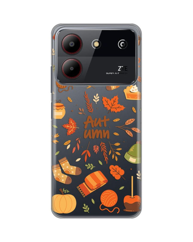 Maska za ZTE Blade A54 Autumn Silikonska Print Skin