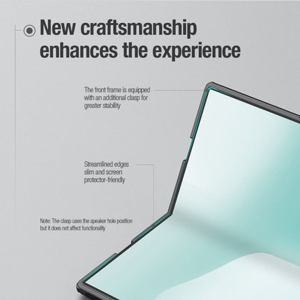 Maska za Samsung F971B Galaxy Z Fold 8 crna Nillkin Scrub Fold Magnetic