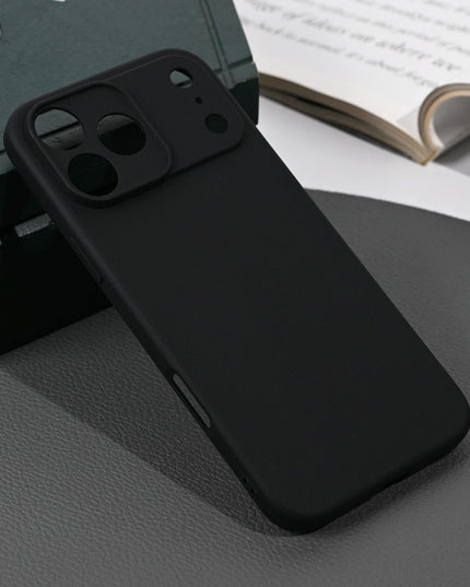 Maska za iPhone 17 Pro Max 6.9 mat crna silikonska Skin