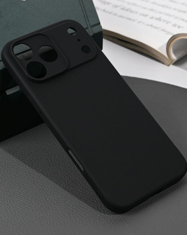 Maska za iPhone 17 Pro Max 6.9 mat crna silikonska Skin