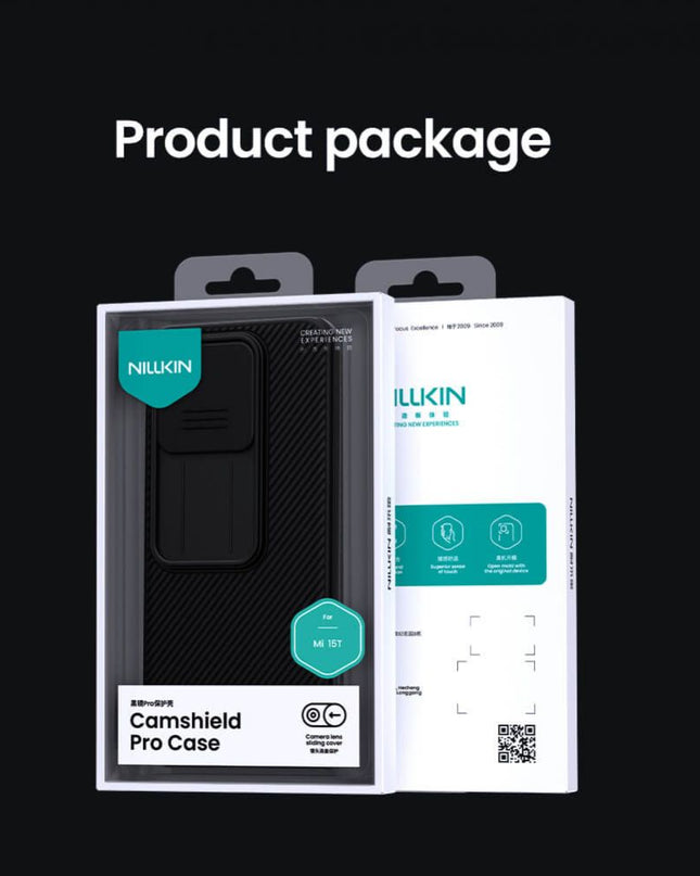 Maska za Xiaomi 15T crna Nillkin CamShield Pro