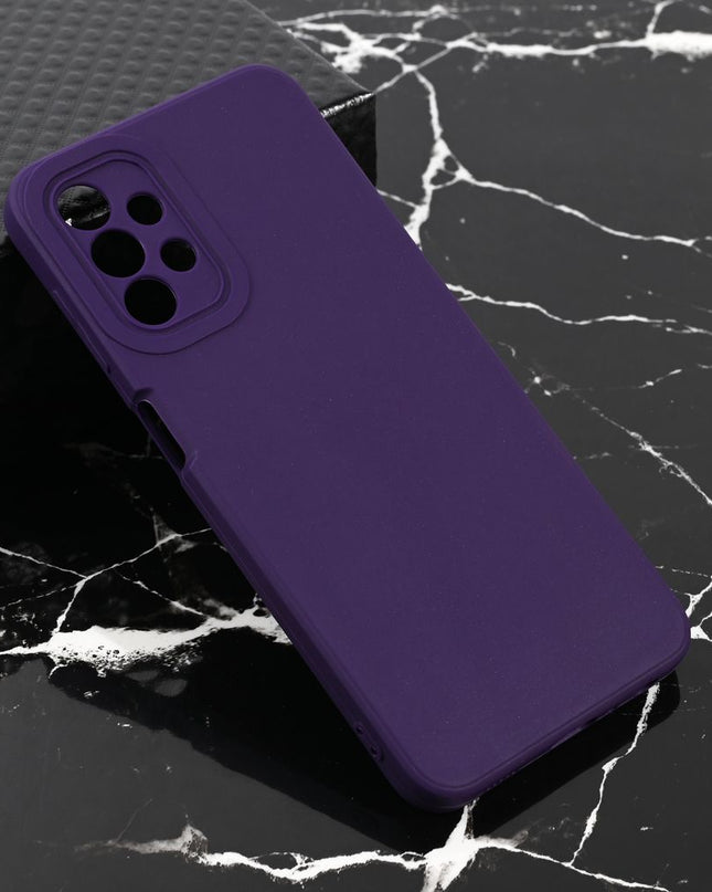 Maska za Samsung A135F Galaxy A13 4G mat tamno ljubicasta Teracell Giulietta